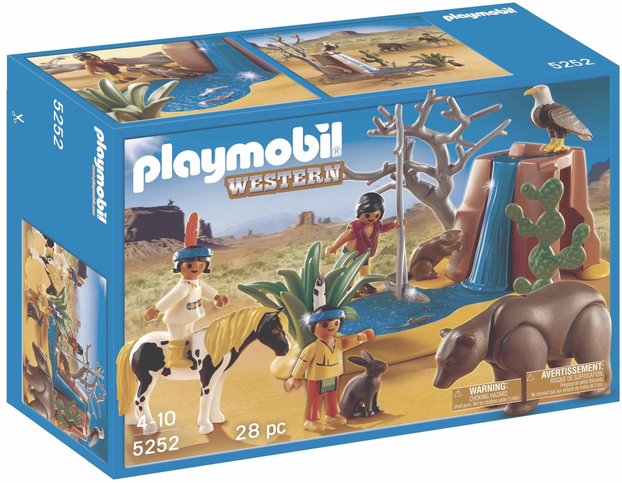 Playmobil 5252 Native American Children with Bear Cave : Amazon.co